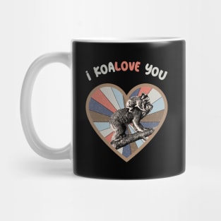 I koalove you - a retro vintage design Mug